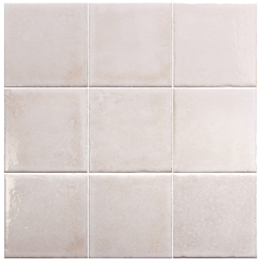 Carrelage Intérieur Quartz Bohemian 10x10 cm Effet Zellige