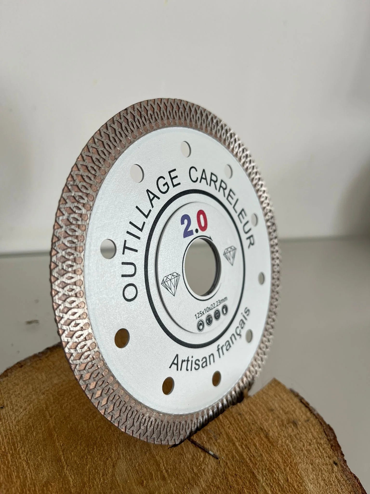 Disque Diamant 125mm Extra Fin (Maille) - 1,2mm