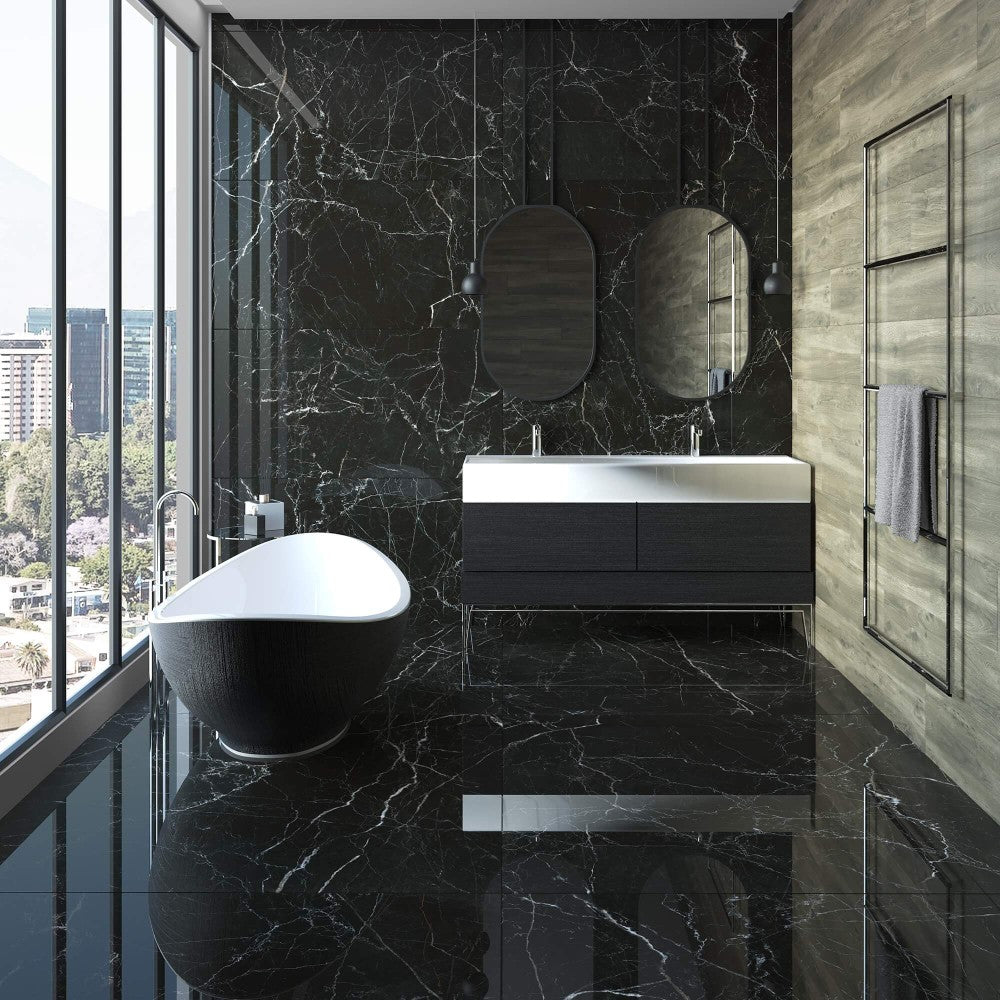 Carrelage Intérieur Strom 60x120 Effet Marbre