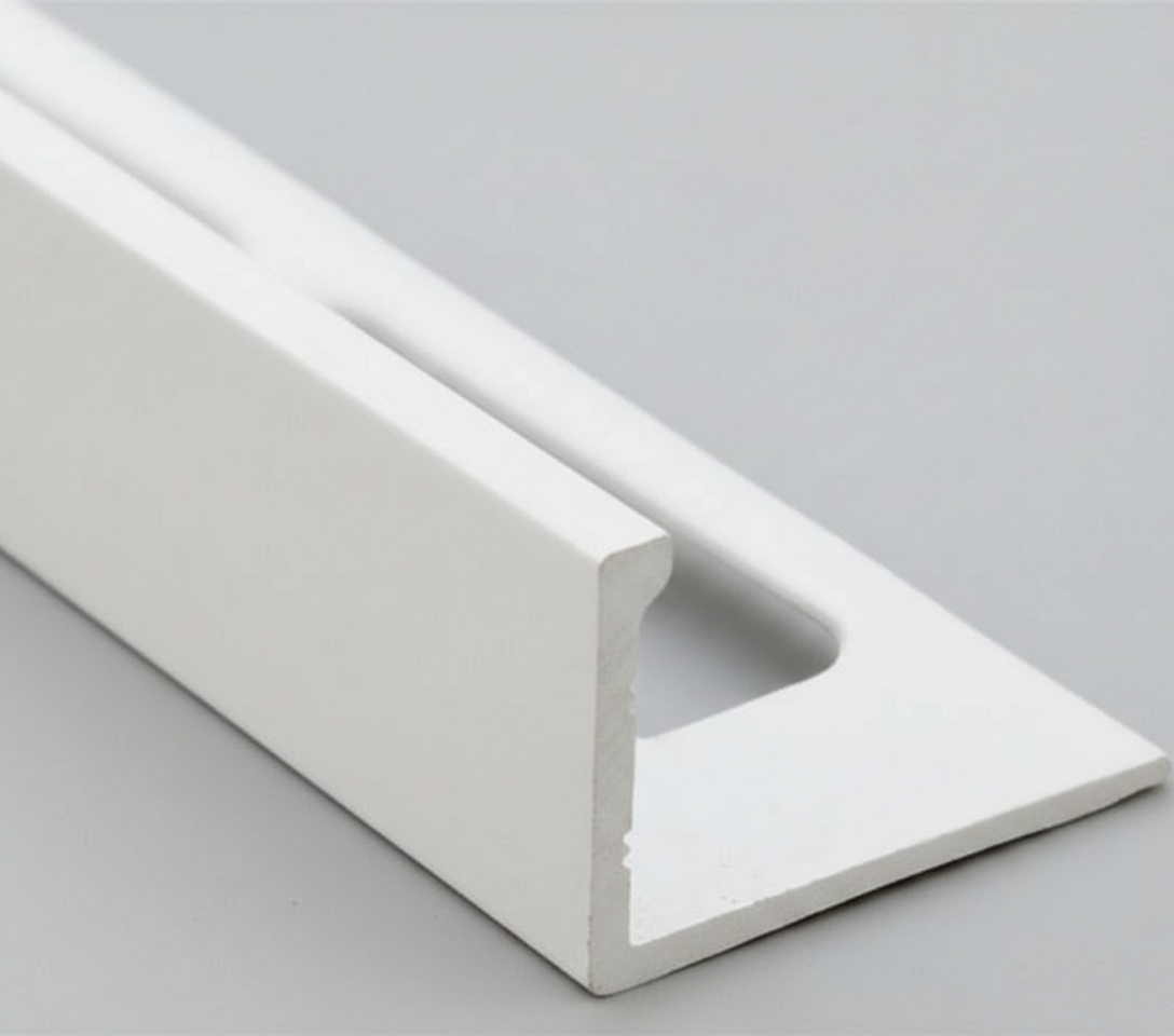 Profilé alu carrelage laqué mat