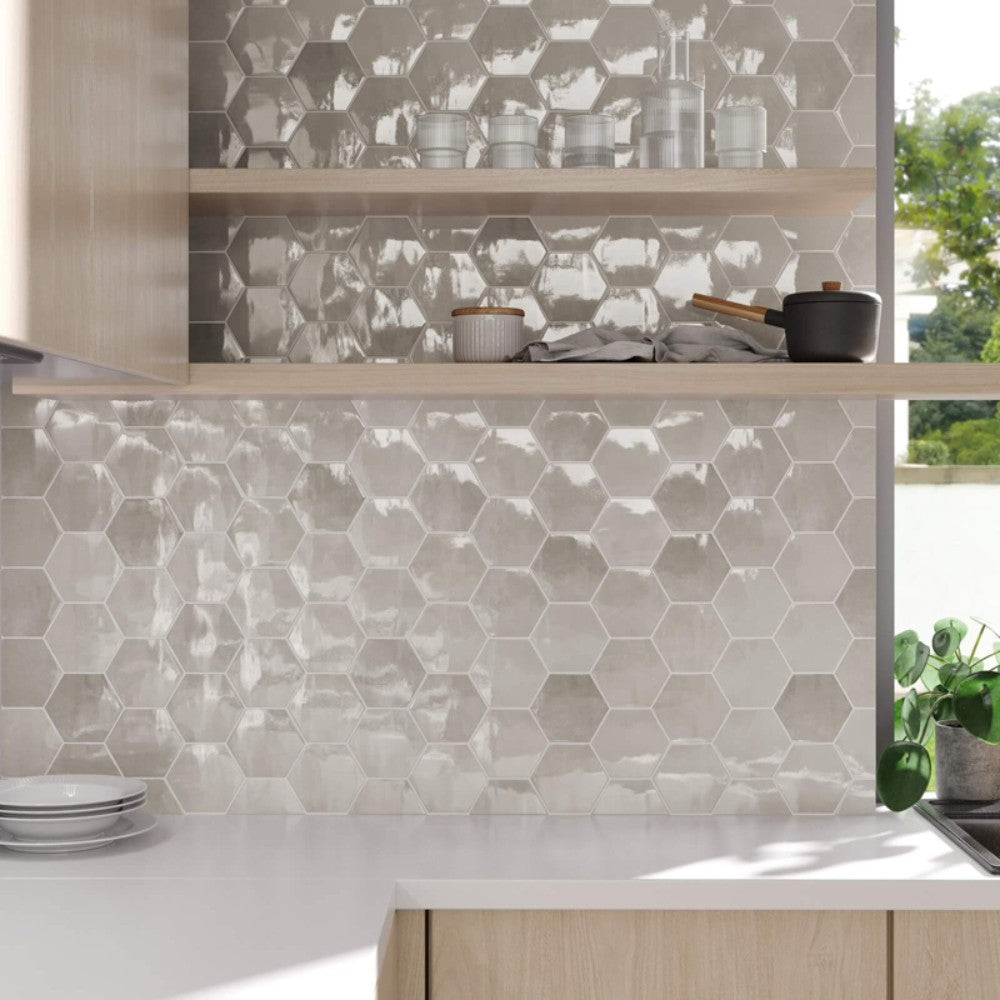 Carrelage Intérieur Artisan 10x12 Hexagonal Effet Zellige