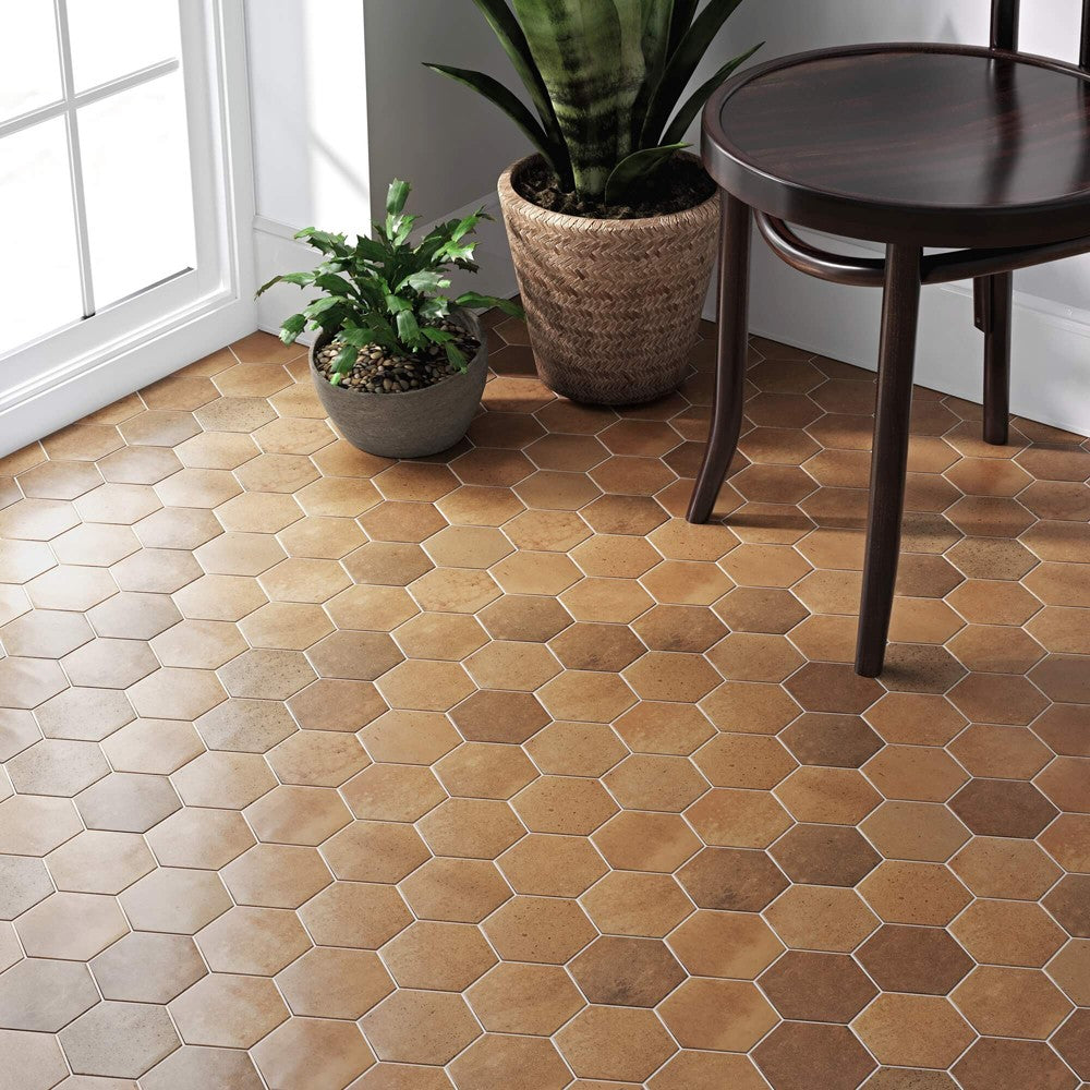 Carrelage Intérieur Artisan 10x12 Hexagonal Effet Zellige