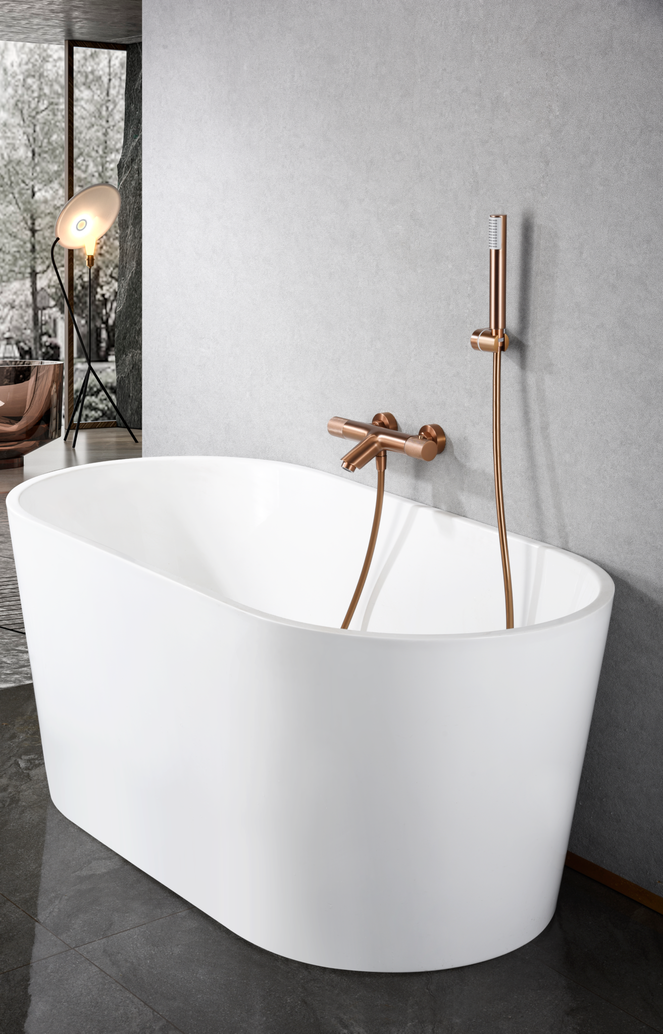 Ensemble bain/douche thermostatique série Line