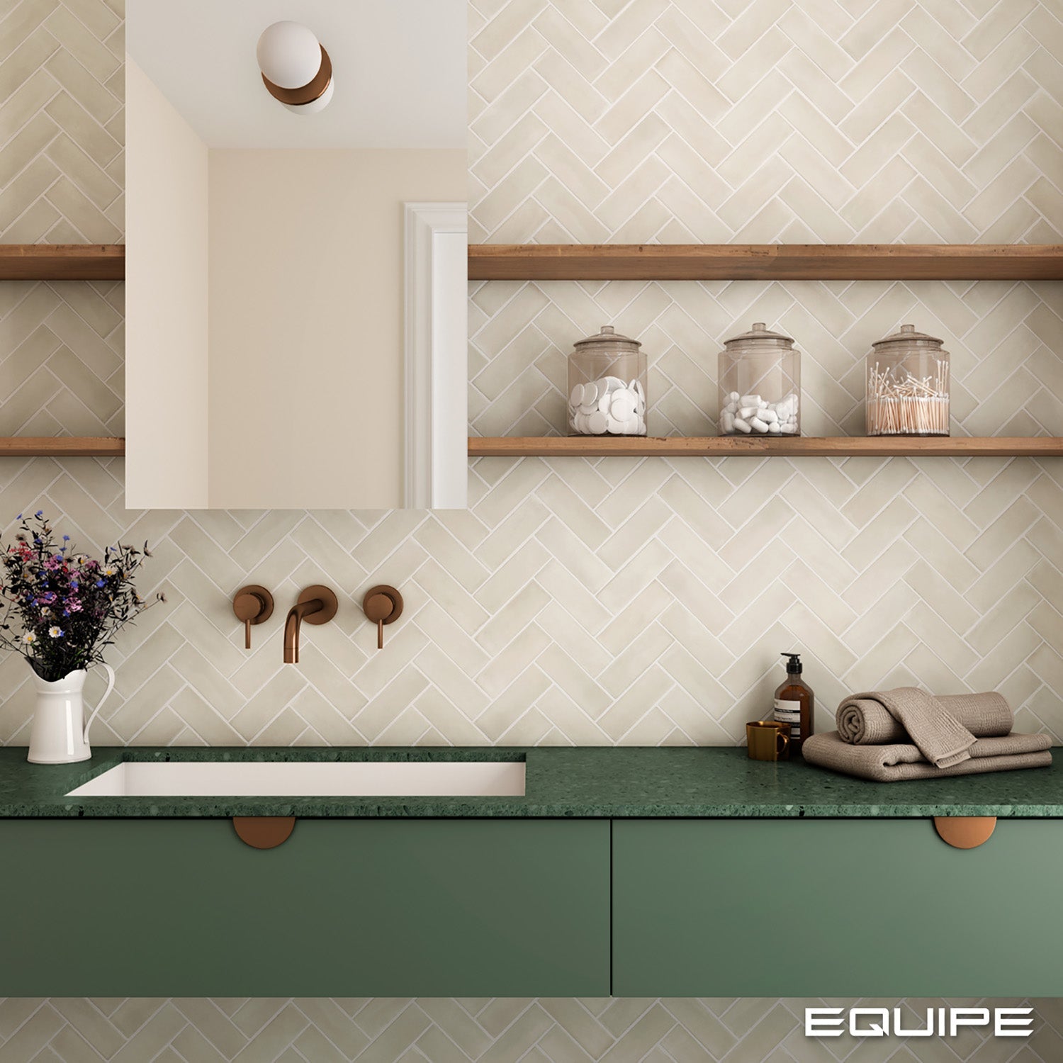 Carrelage Intérieur Zellige Coco 5x15 cm Equipe