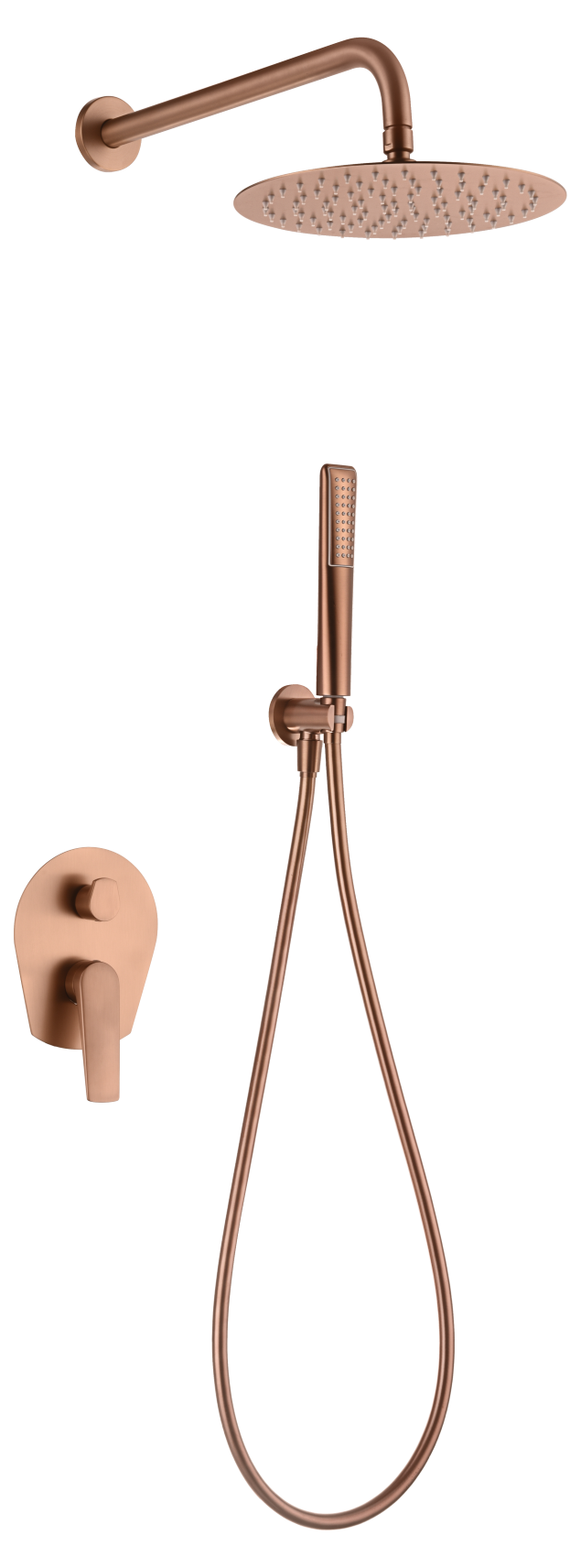 Colonne de douche encastré mécanique série Delos