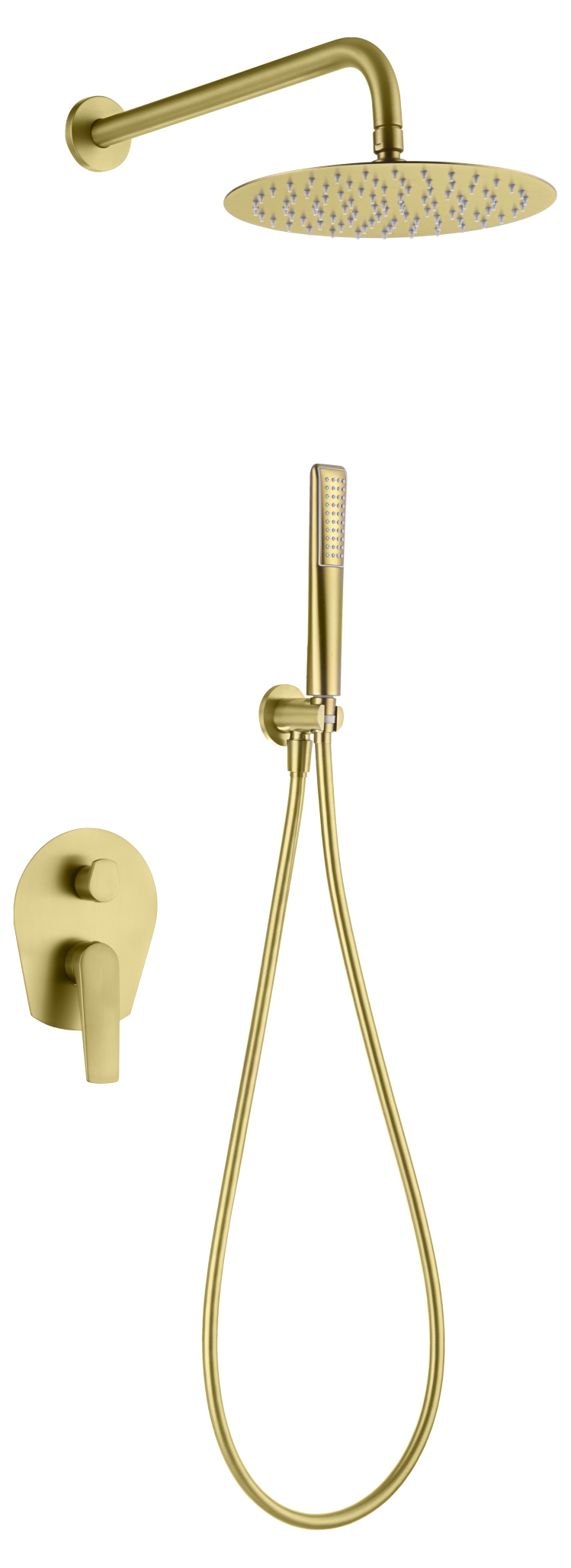 Colonne de douche encastré mécanique série Delos