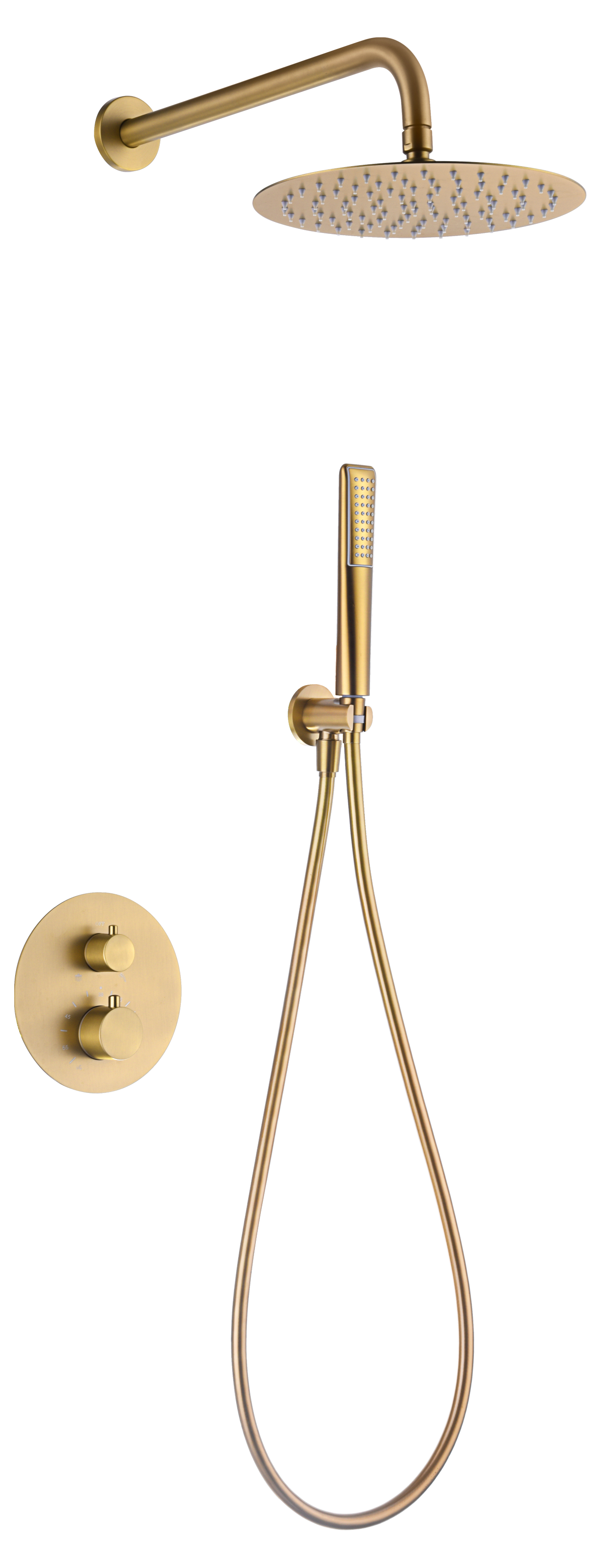 Colonne de douche encastré thermostatique série Napoles