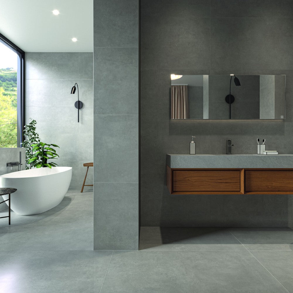 Carrelage Intérieur Cricket 60x120 Effet Béton