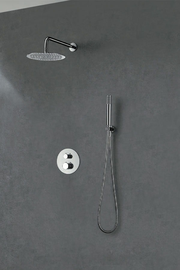 Colonne de douche encastré thermostatique série Line