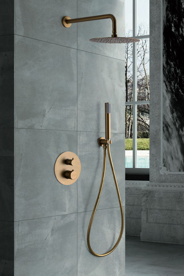 Colonne de douche encastré thermostatique série Line