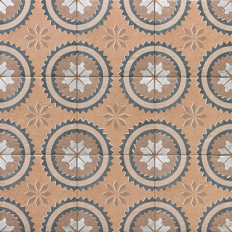Carrelage Intérieur Canem Mainzu 20x20 cm Effet Carreau de Ciment