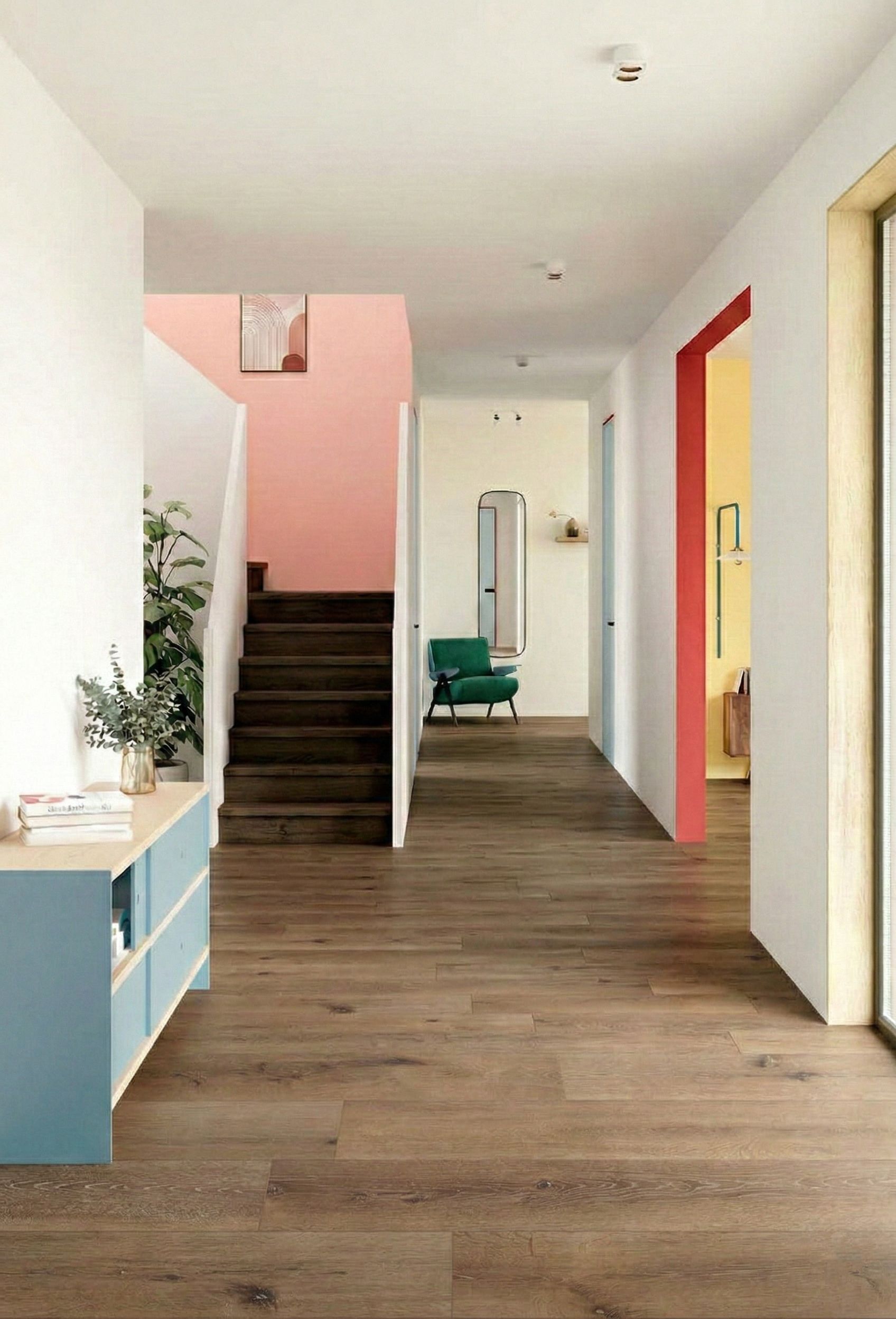 Sol Vinyle SPC Arno Lamett 180x1220 mm Effet Bois