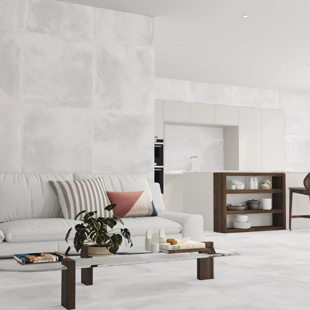 Carrelage Extérieur Industrial 80x80 Effet Béton