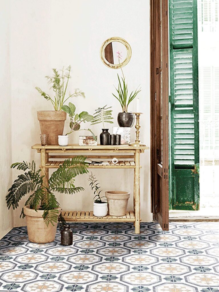 Carrelage Intérieur Gabana Nanda 20x20 cm Effet Carreau de Ciment