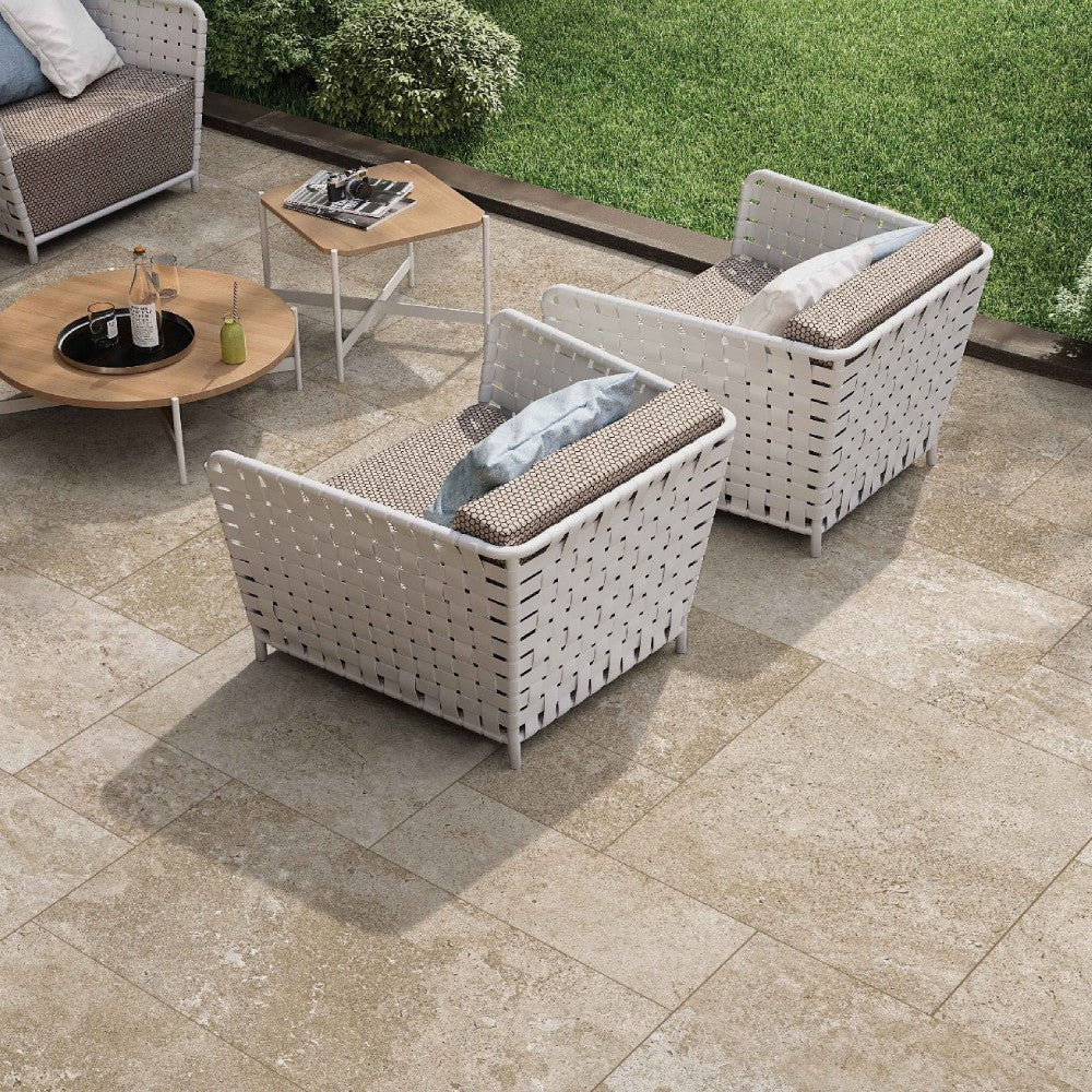 Carrelage Extérieur Trevi Multi Format Opus Effet Pierre