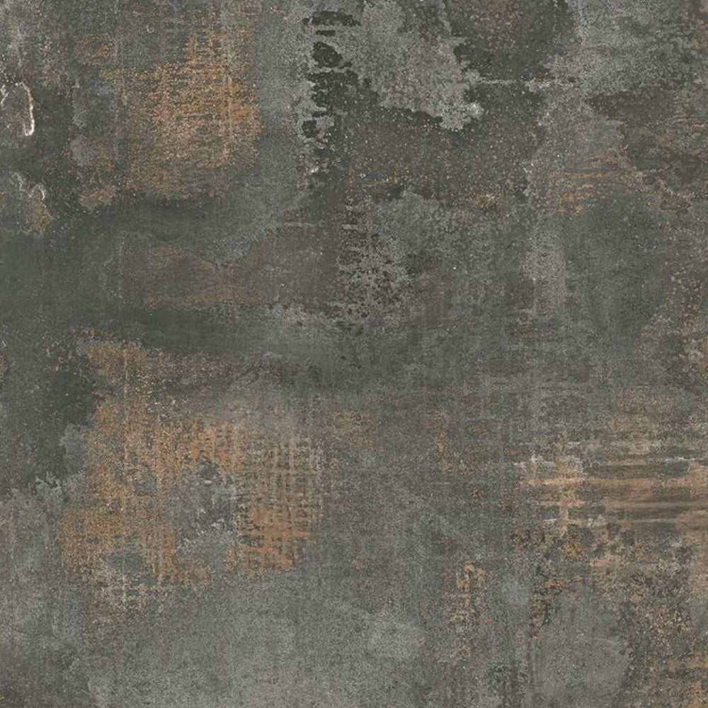 Carrelage Intérieur Oxyde 120x120 Effet Métal