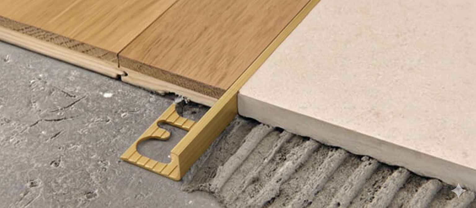 Profilé alu or brossé