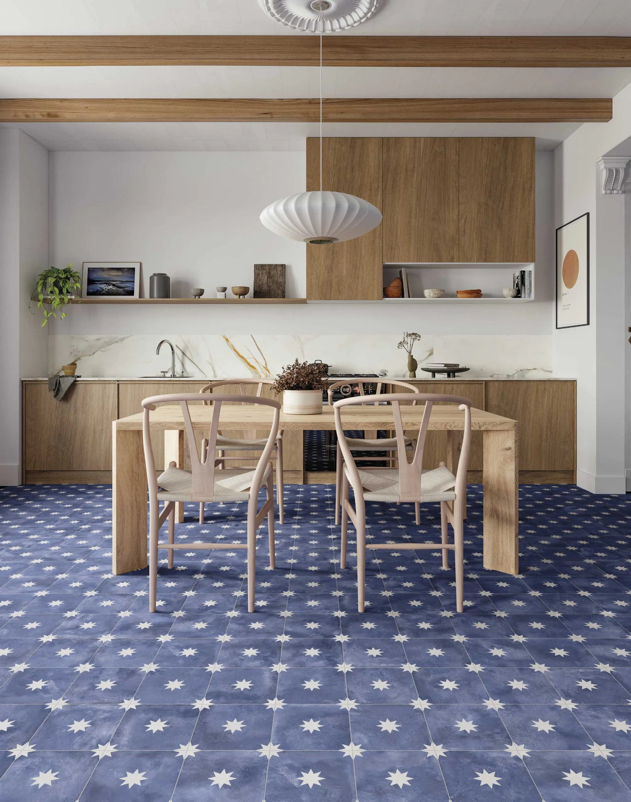 Carrelage Intérieur Star Realonda 44x44 cm Effet Carreau de Ciment