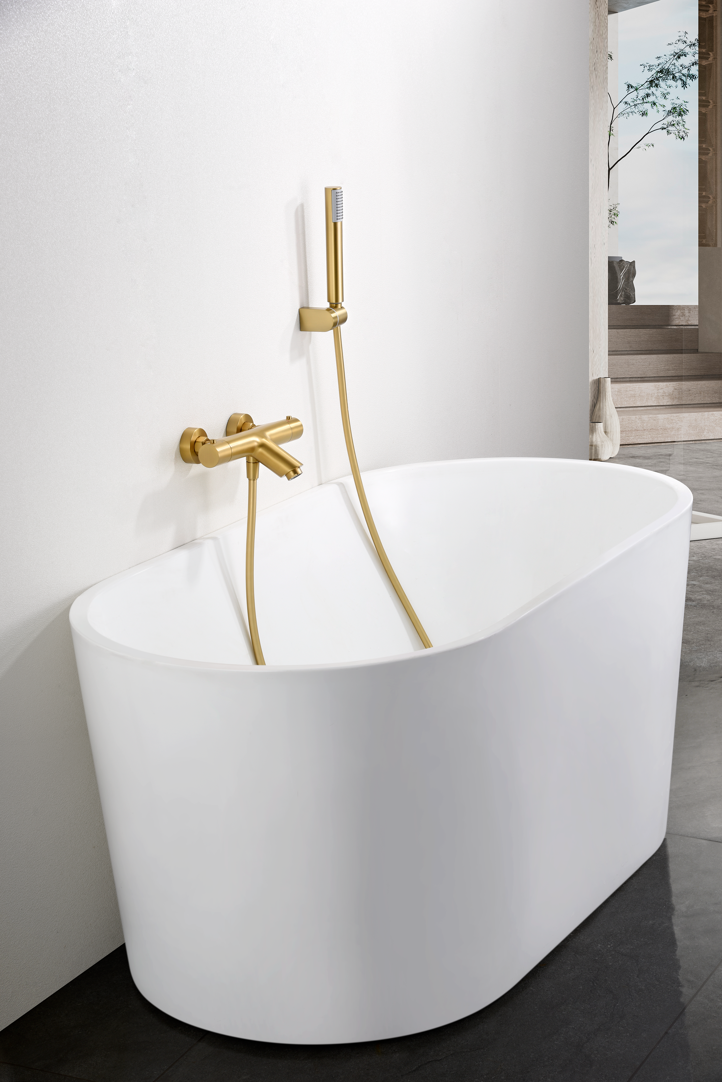 Ensemble bain/douche thermostatique série Monza