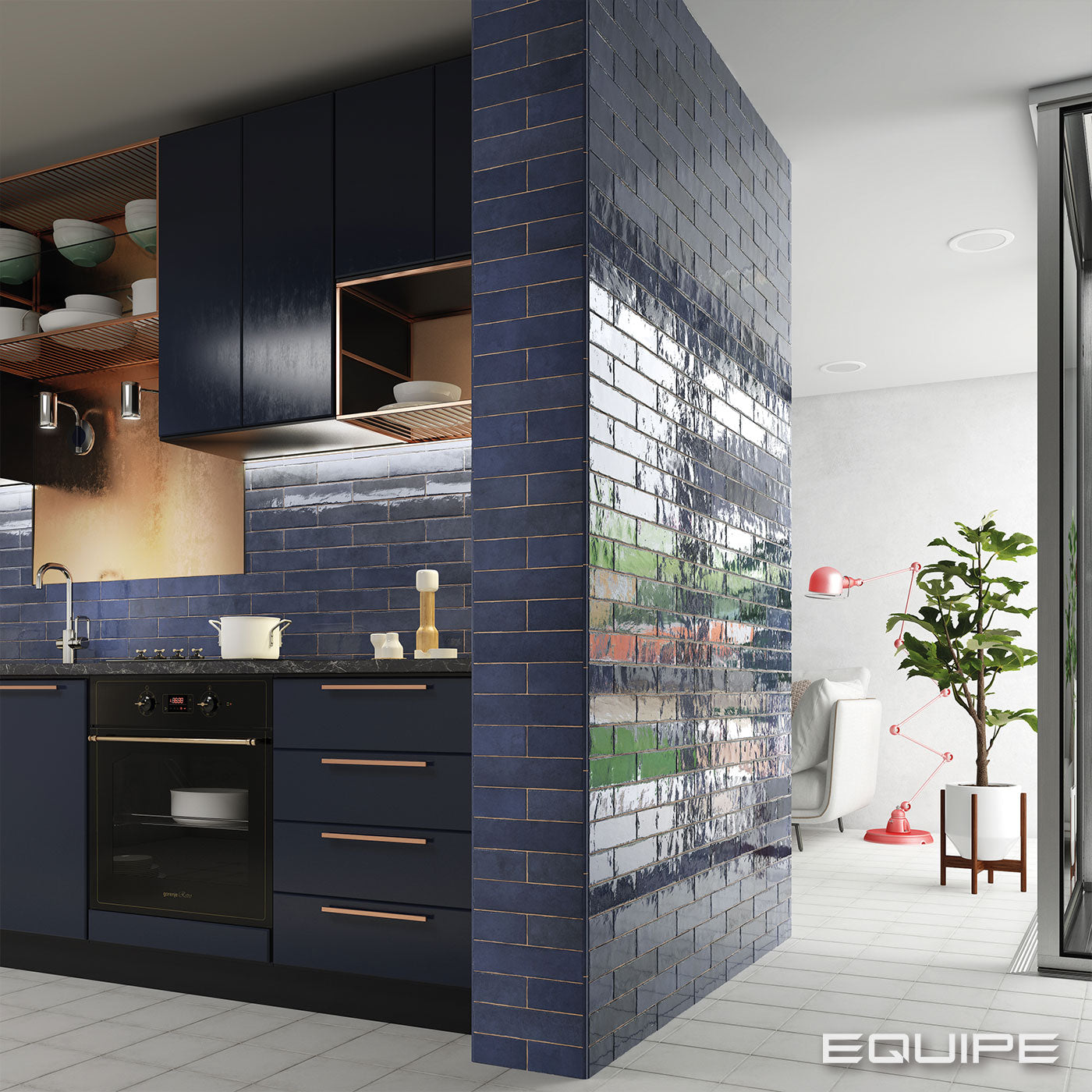 Carrelage Intérieur Zellige Tribeca 6x24.6 cm Equipe
