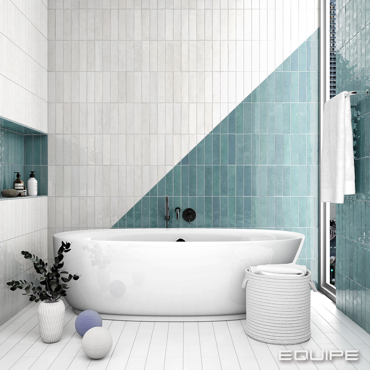 Carrelage Intérieur Zellige Tribeca 6x24.6 cm Equipe