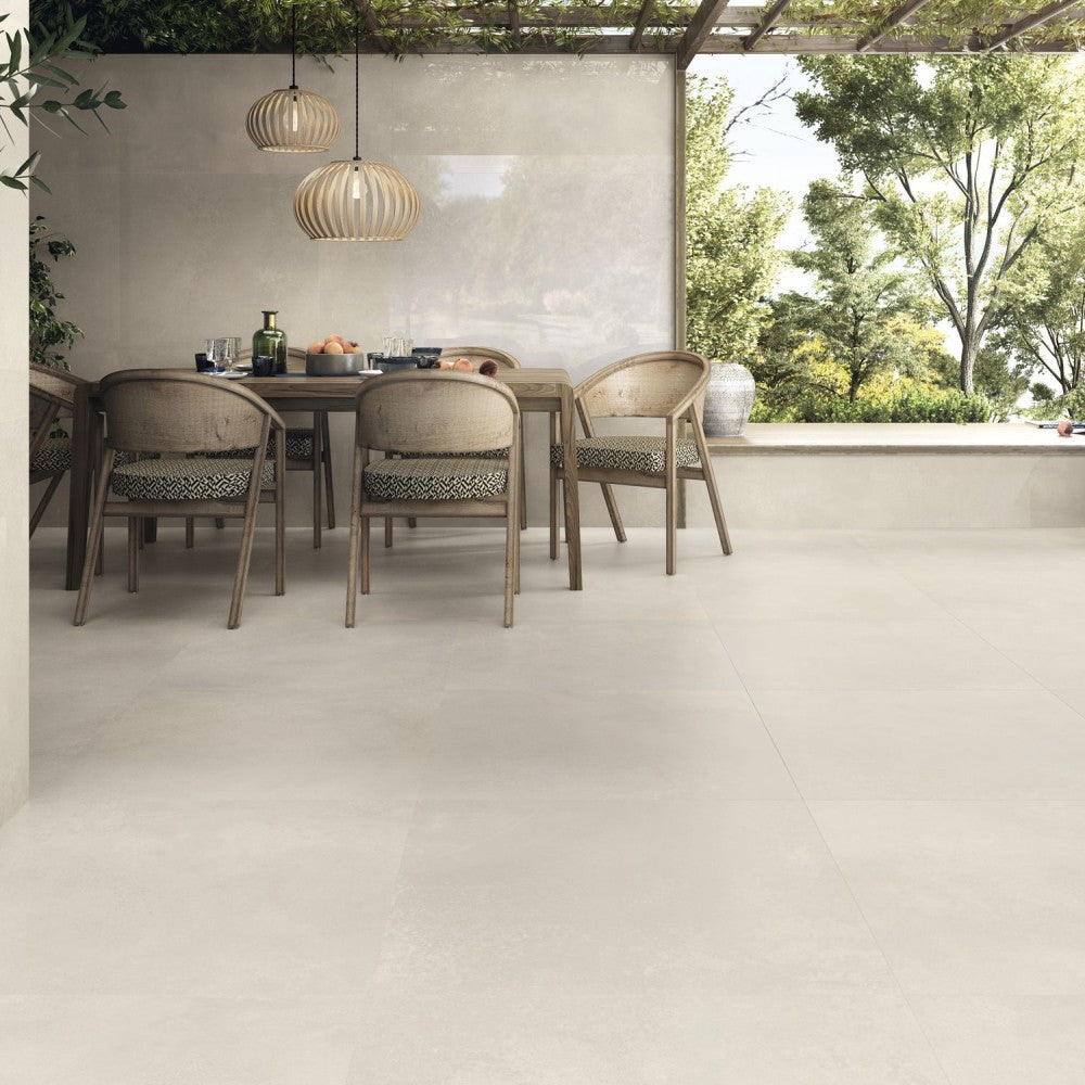 Carrelage Extérieur Unik 80x80 Effet Béton (20mm sur plot)