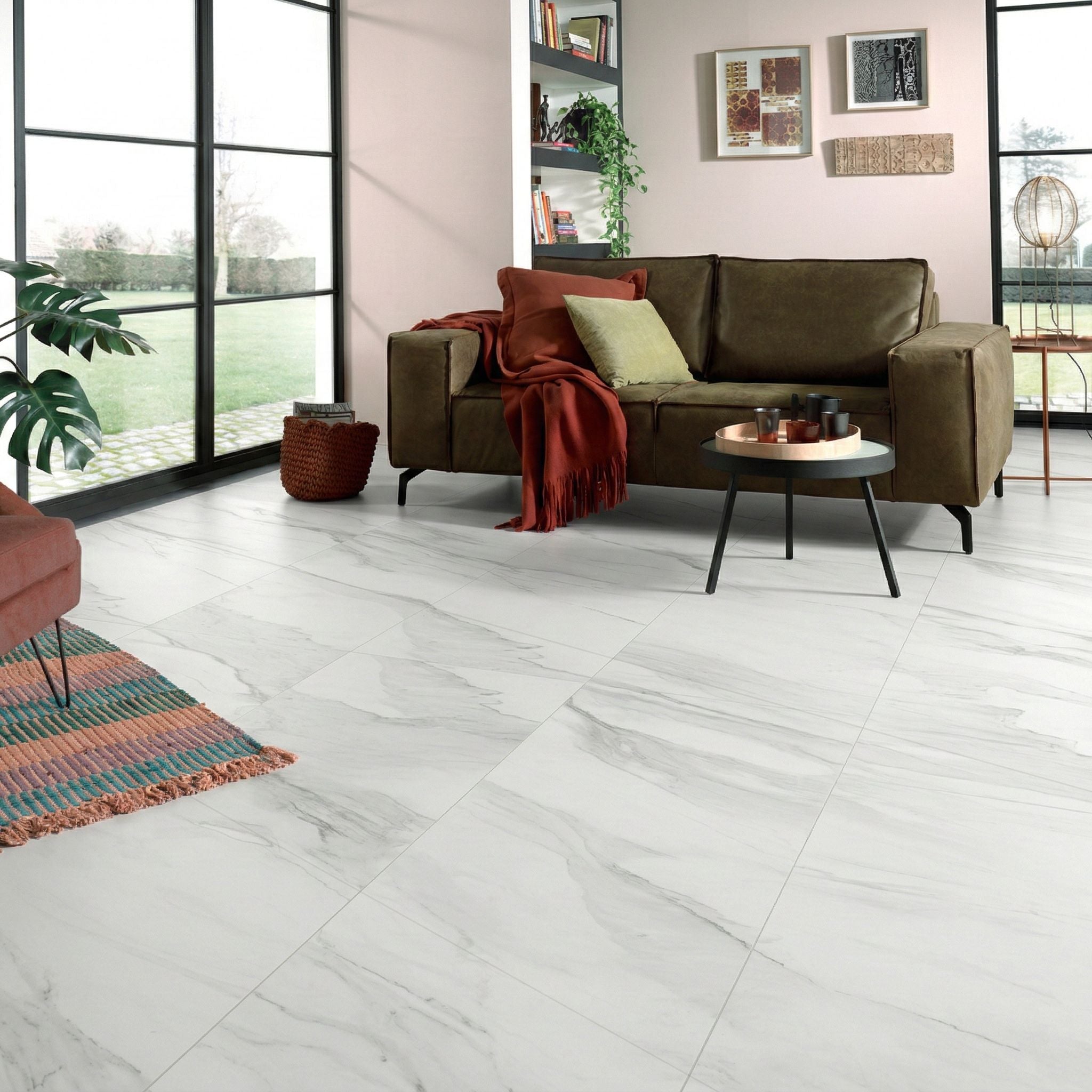 Sol Vinyle SPC Marble Zenon 600x1200 mm Effet Marbre