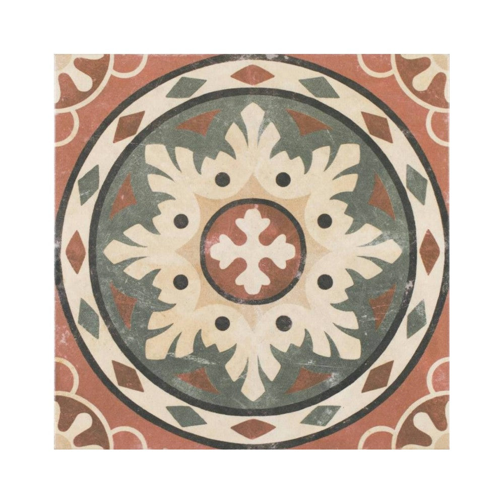 Carrelage Intérieur Abana 25x25 Effet Carreau de Ciment