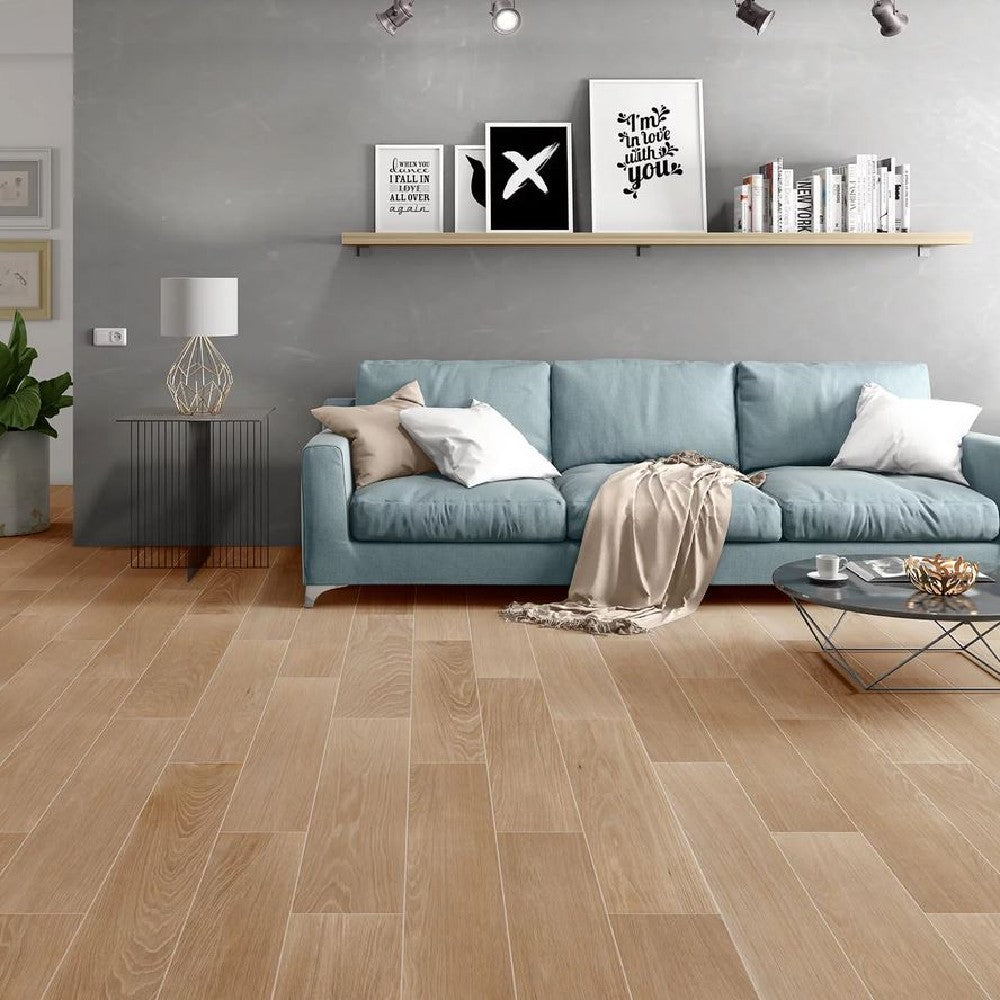 Carrelage Intérieur Medina 20x120 Effet Bois