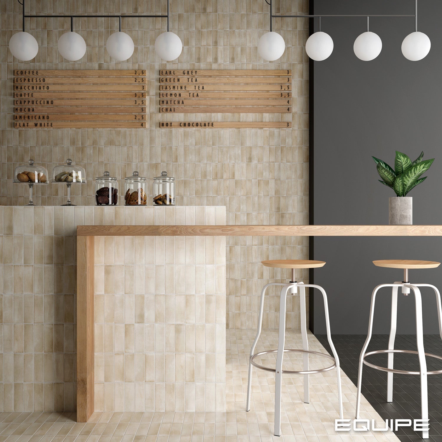 Carrelage Intérieur Zellige Coco 5x15 cm Equipe