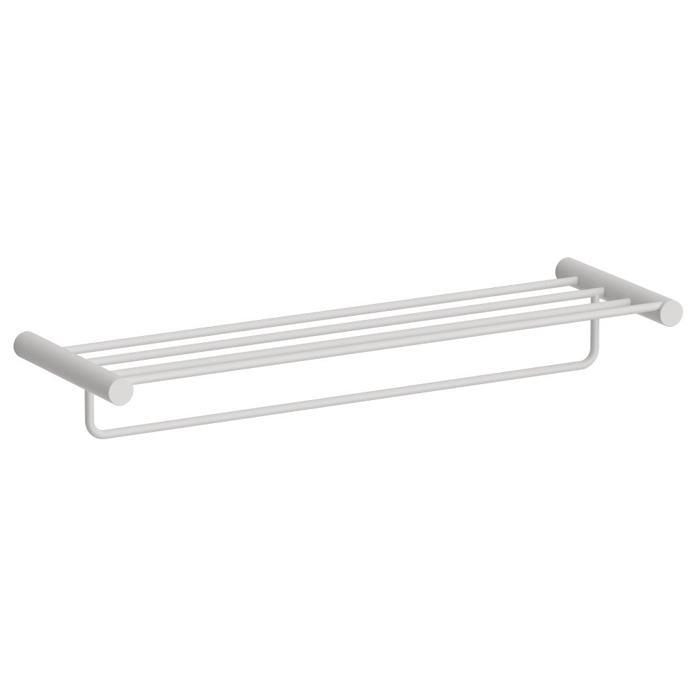 Etagère porte-serviettes à fixer en inox Hermes
