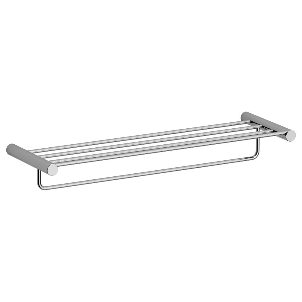 Etagère porte-serviettes à fixer en inox Hermes