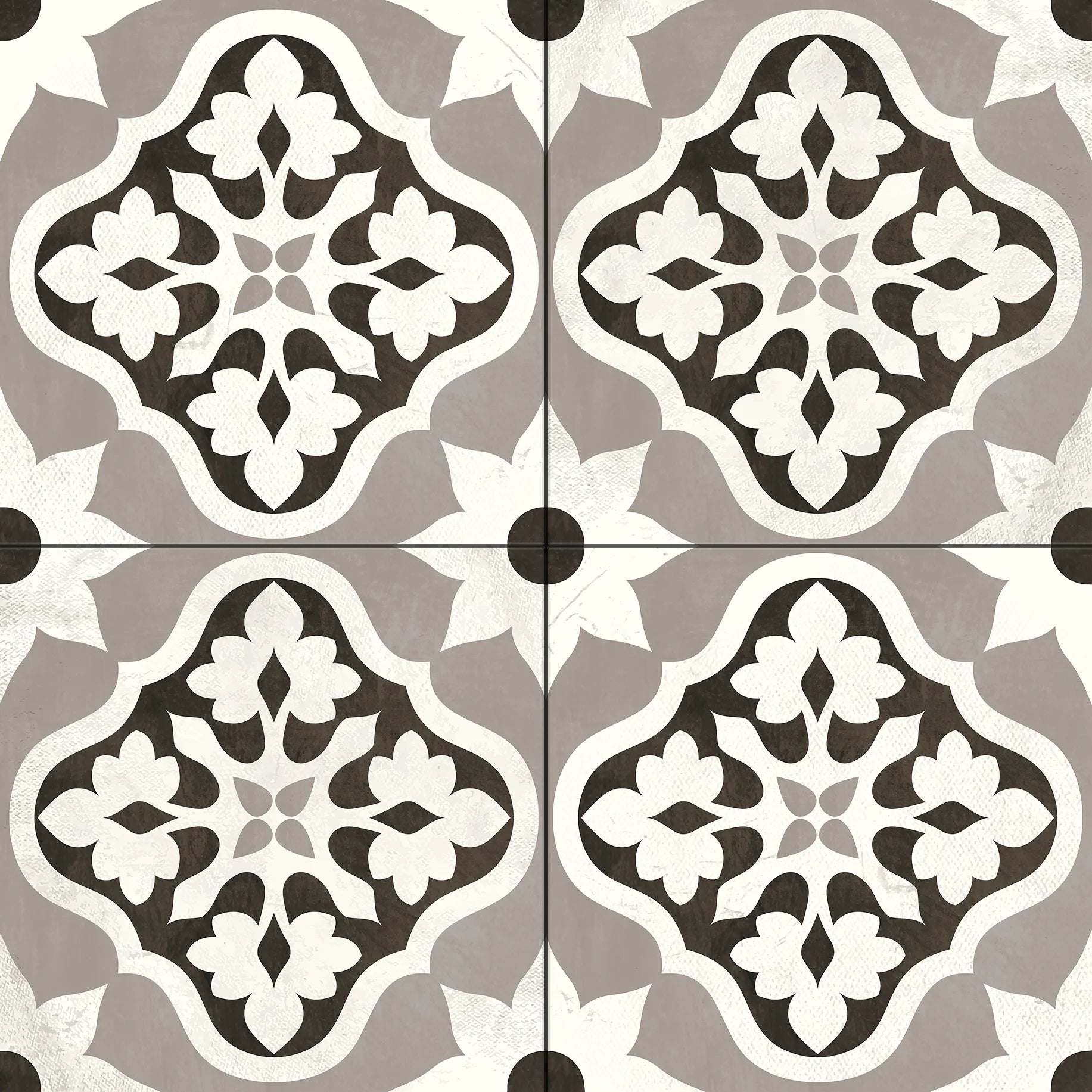 Carrelage Intérieur Precut Navarti 45x45 cm Effet Carreau de Ciment
