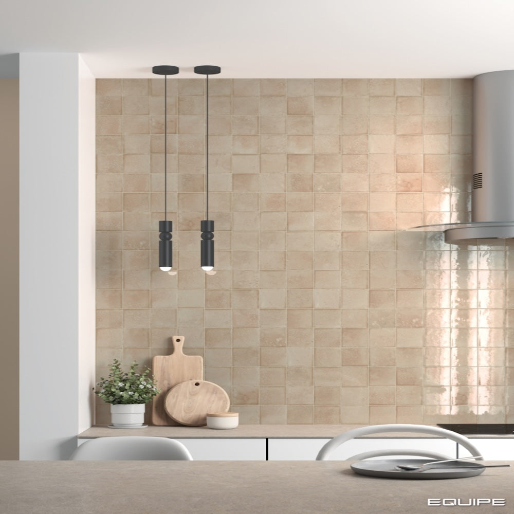 Carrelage Intérieur Quartz Bohemian 10x10 cm Effet Zellige