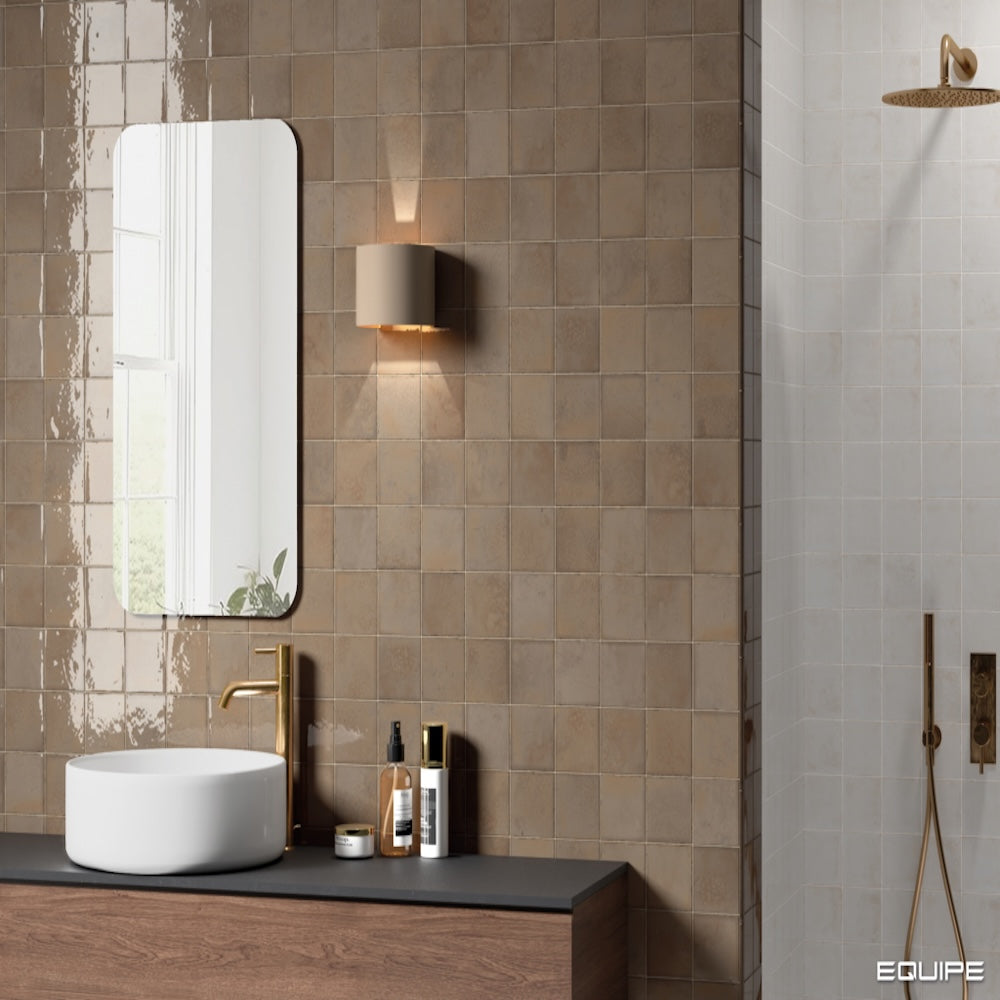 Carrelage Intérieur Quartz Bohemian 10x10 cm Effet Zellige