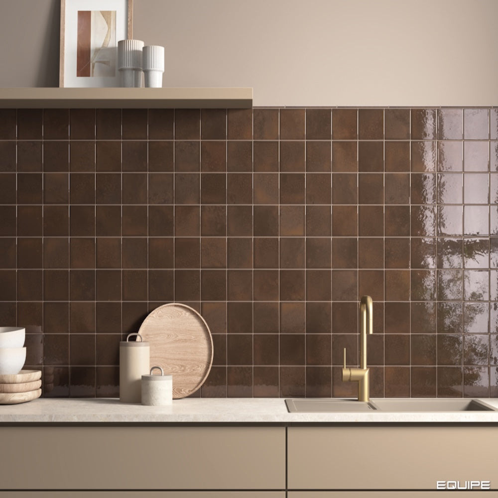 Carrelage Intérieur Quartz Bohemian 10x10 cm Effet Zellige