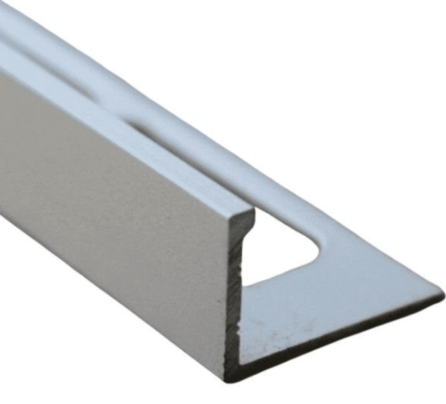 Profilé alu mat carrelage