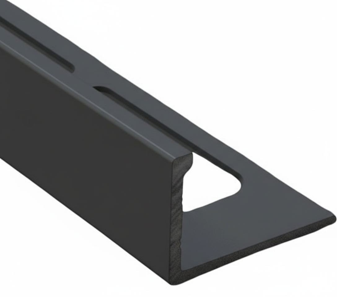 Profilé alu carrelage laqué mat