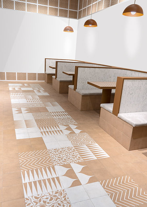 Carrelage Intérieur Canem Mainzu 20x20 cm Effet Carreau de Ciment