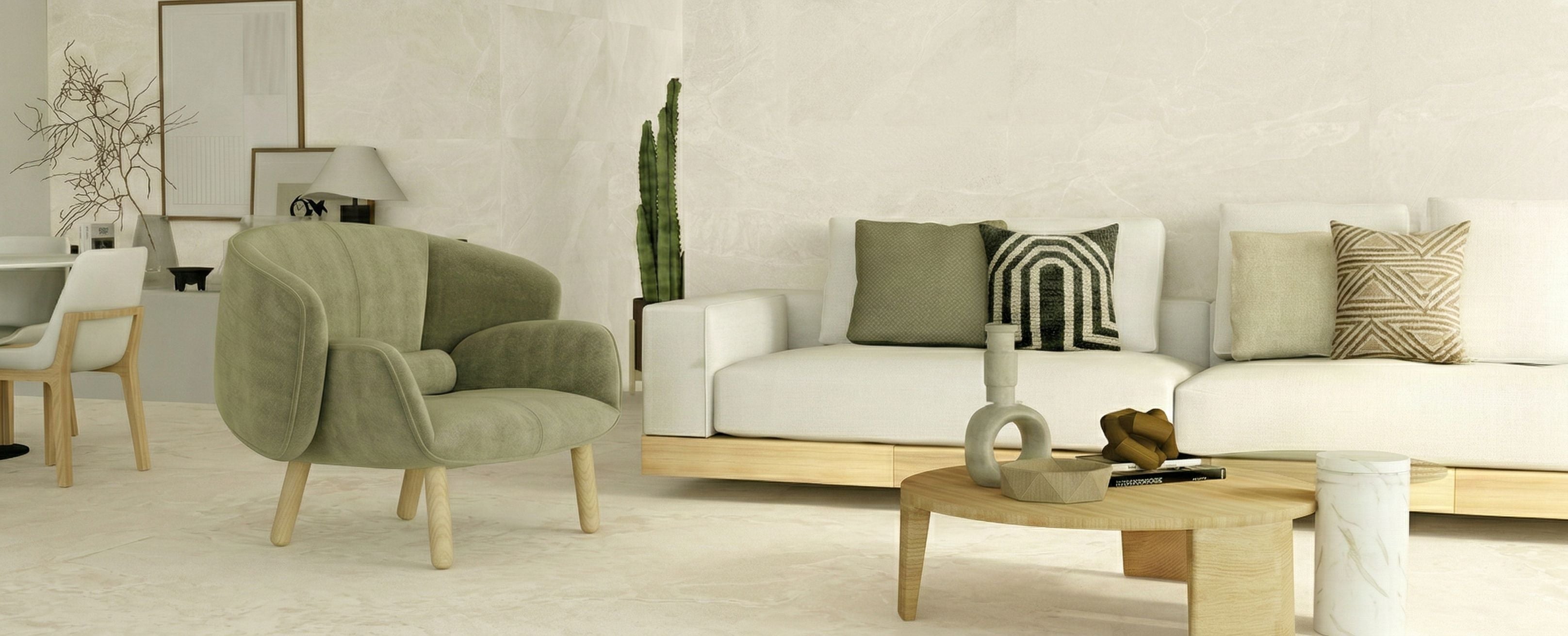 Carrelage Intérieur Travertine Etile Grès Cérame Rectifié Effet Pierre