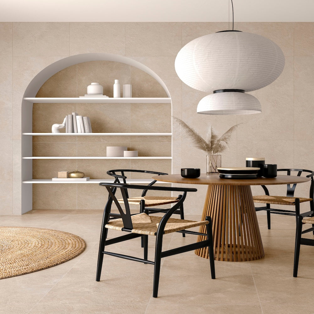 Carrelage Intérieur Oasi 60x60 cm Effet Pierre