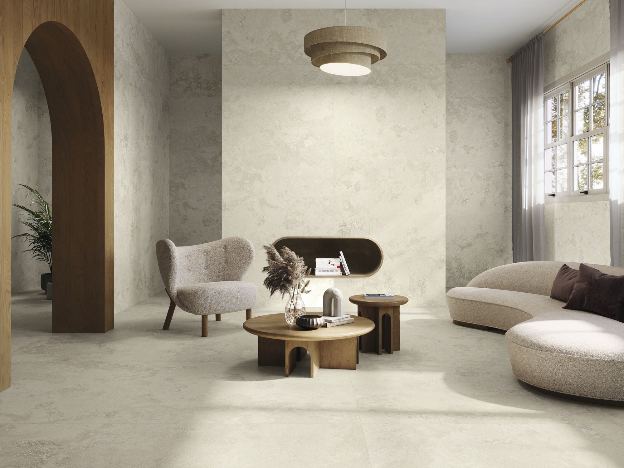 Carrelage Intérieur/Extérieur Florence 80x80 Effet Pierre