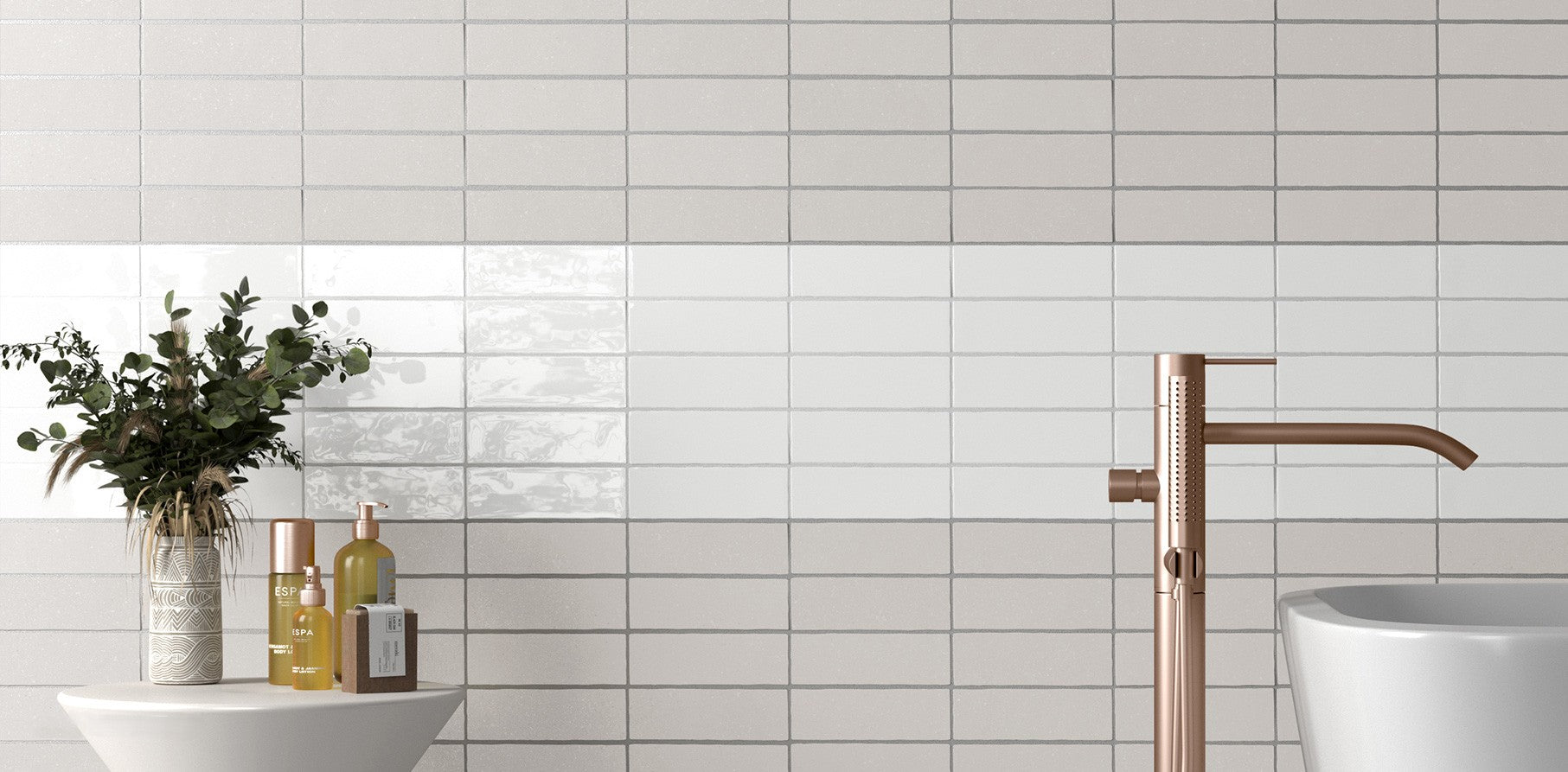 Carrelage Intérieur Zellige Fango 5x15 cm Equipe