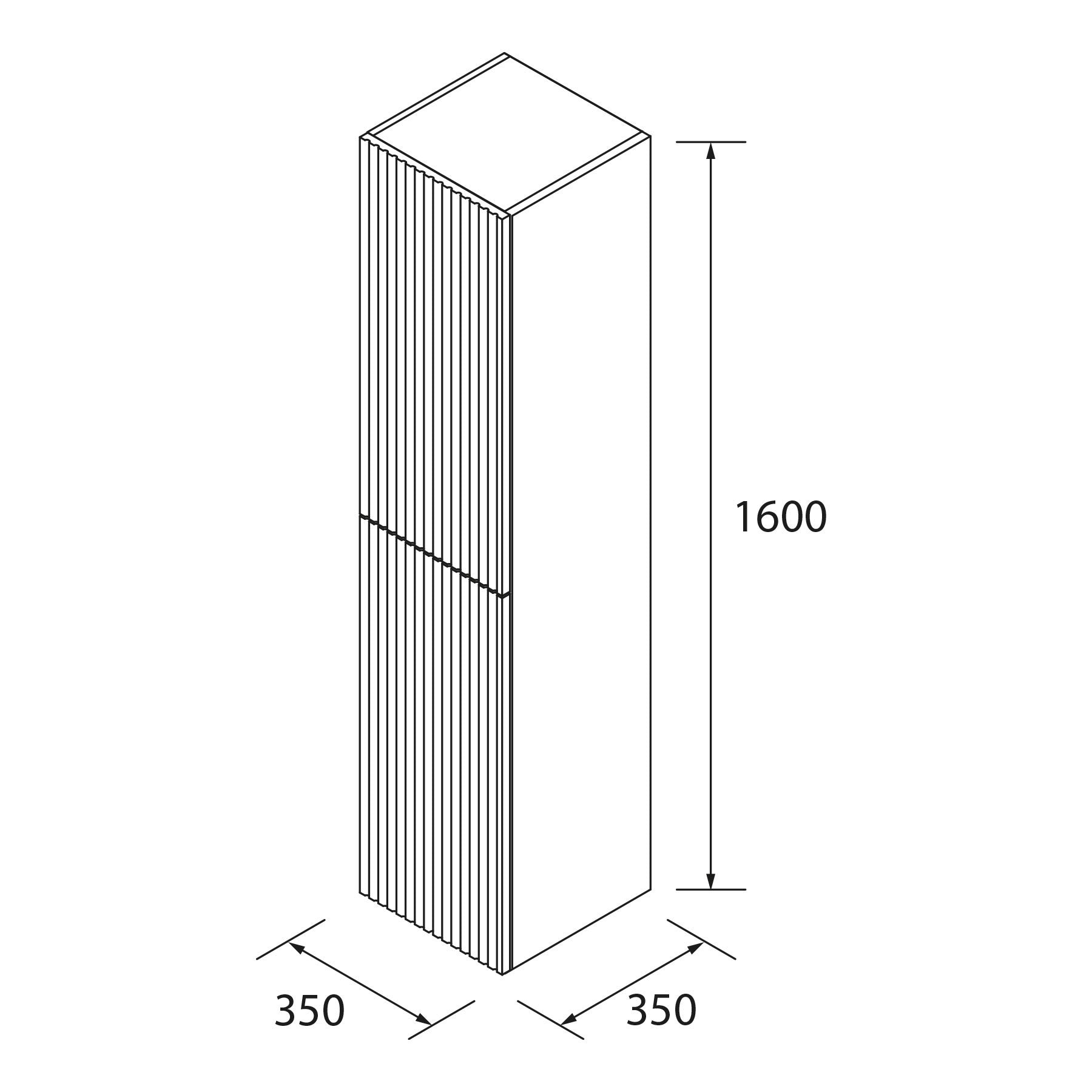 Colonne de rangement Biba Salgar