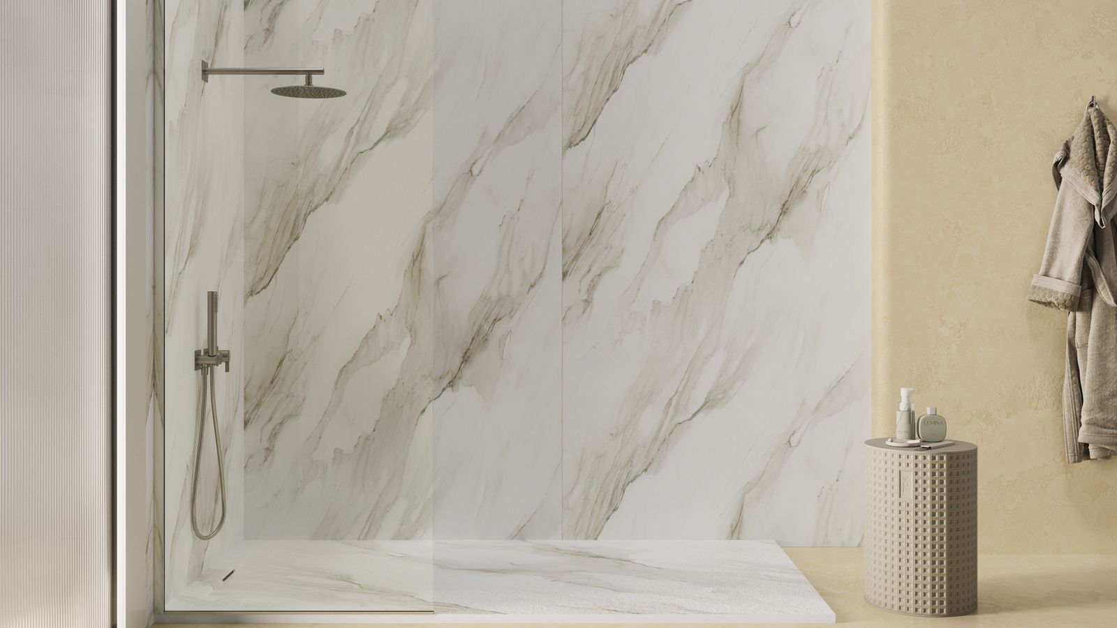 Panneau Mural SPC Marble Zenon 600x1200 mm Effet Marbre