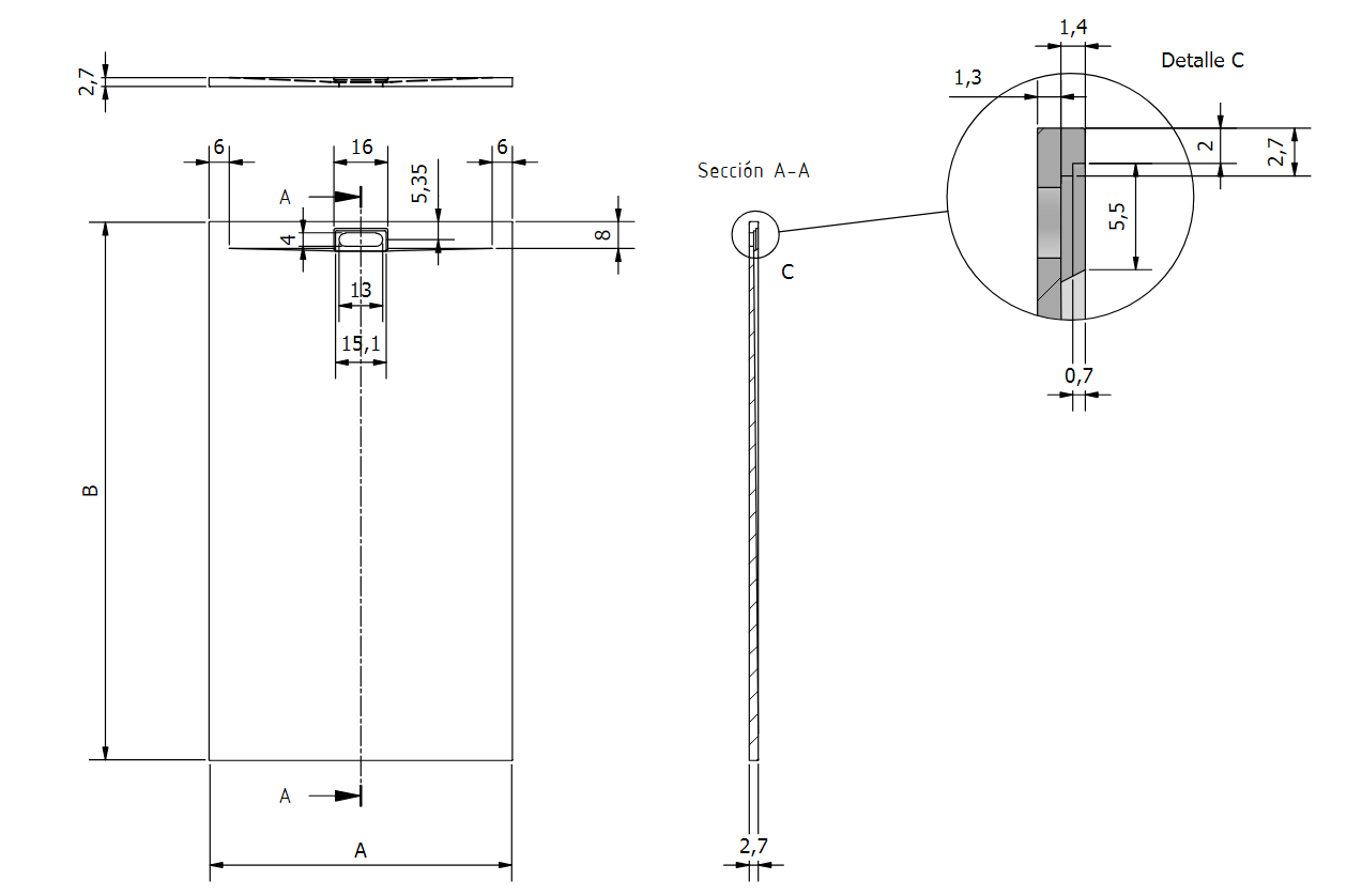 Receveur De Douche Minimal Série Zenon