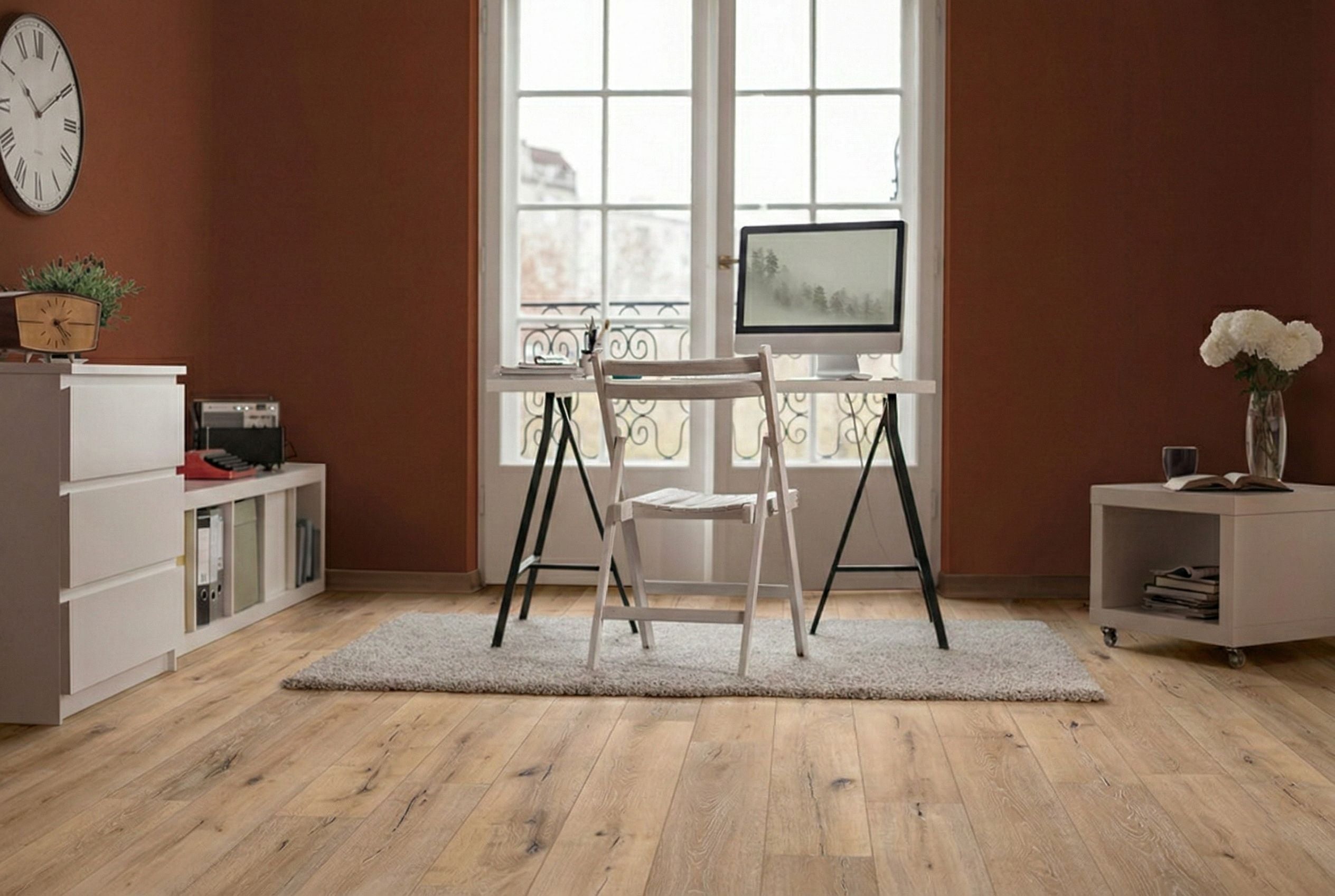 Sol Vinyle SPC Arno Lamett 180x1220 mm Effet Bois