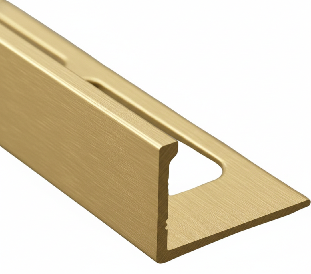 Profilé alu or brossé