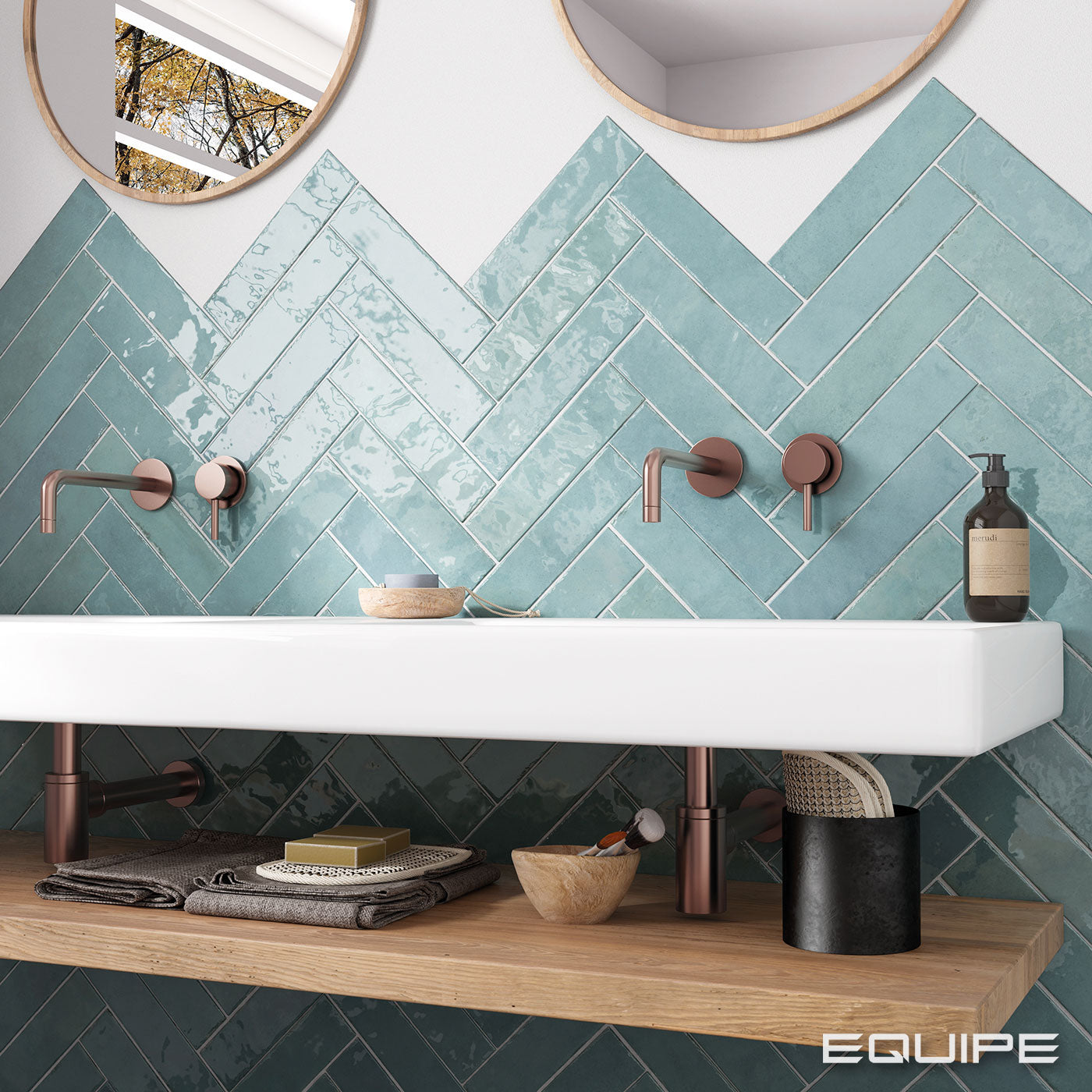 Carrelage Intérieur Zellige Tribeca 6x24.6 cm Equipe