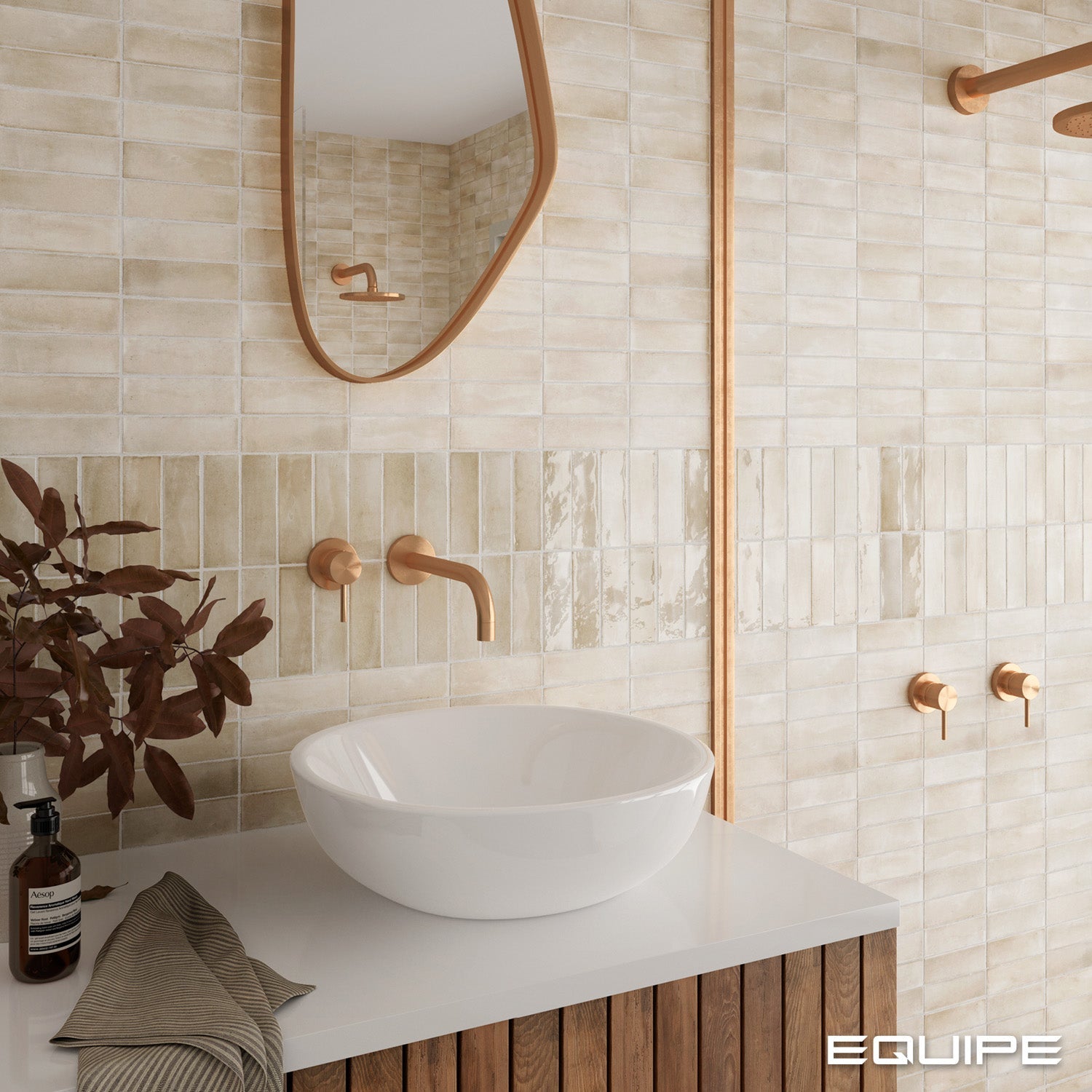 Carrelage Intérieur Zellige Coco 5x15 cm Equipe